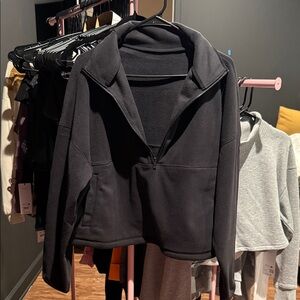 ALO Yoga Black Polar Fleece Retreat